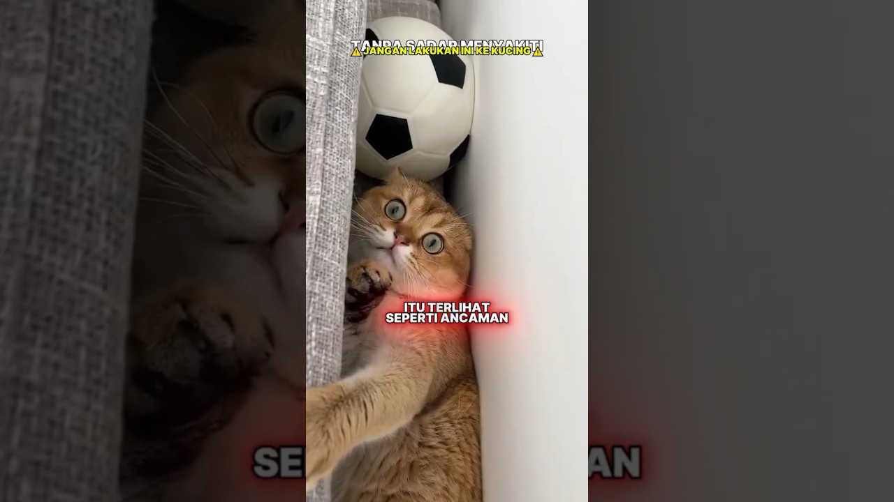 Satu Kebiasaan yang Bikin Kucing Merasa Terancam #kucing #petcare #tips