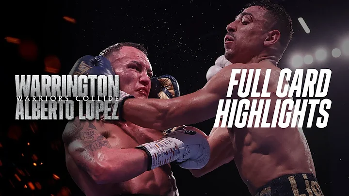 WORLD TITLE DOUBLE-HEADER | Warrington vs. Lopez F...