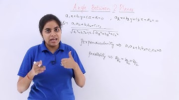 Class 12th – Cartesian Form of Angle Between Two Planes | Tutorials Point