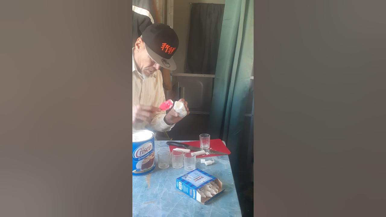 Making Crisco candles. More burn time, save money! STAY WARM. YouTube