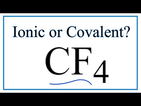 Video: Je cf4 čtyřstěn?