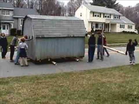 How To Move a Shed - YouTube