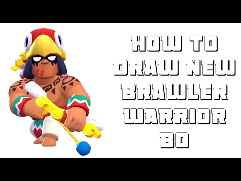 How To Draw New Brawler Warrior Bo Brawl Stars Step By Step Youtube - brawl stars bo arts