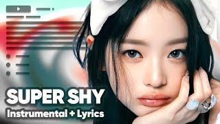 NEWJEANS - Super Shy ( Instrumental   Lyrics Karaoke )