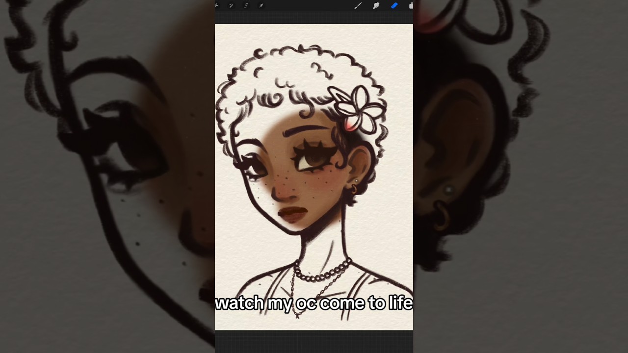 you'll never guess how this turned out 👀 #digitalartist #procreateartist #speedpaint