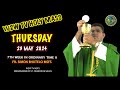 Thursday holy mass  23 may 2024  7th week in ordinary time ii  by fr simon bhutelo msfs