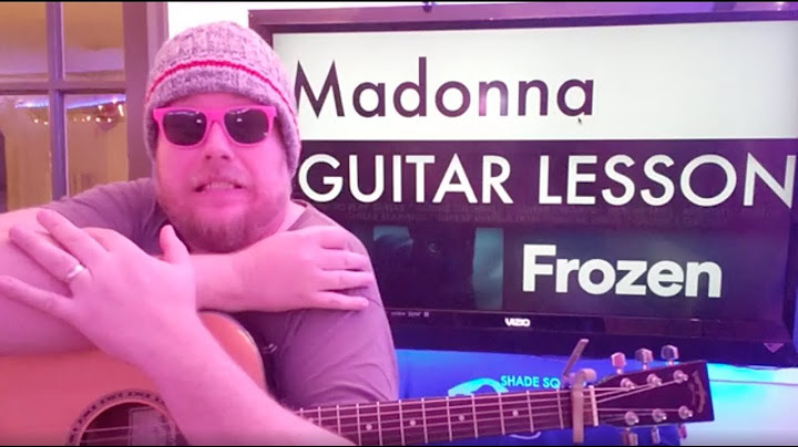 Frozen Guitar version - Guitar performance video thumbnail
