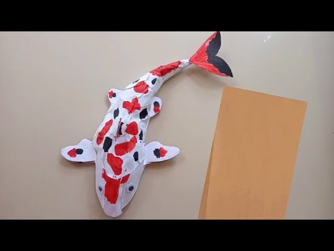 Japanese taisho koi fish making /creative ideas using