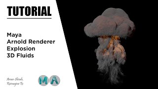 How To Create An Explosion In Maya And Arnold Renderer | Tutorial