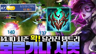 14.10 대규모 패치에서 가장 핫한 심연의 가면을 활용한 모르가나의 새로운 템트리 알려드립니다! [서폿 강의][모르가나 강의]