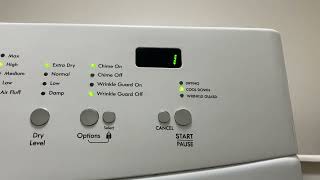 My Kenmore Dryer End of Cycle Chime