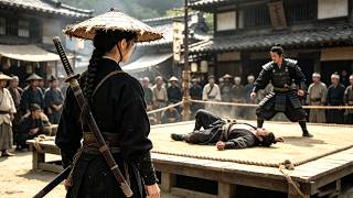 The bamboo-hat girl fights a Japanese master, but she’s a peerless master who instantly kills him! screenshot 3