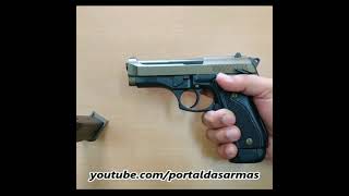 Pistola 58s com carregador de 15 da PT938 mais bumper