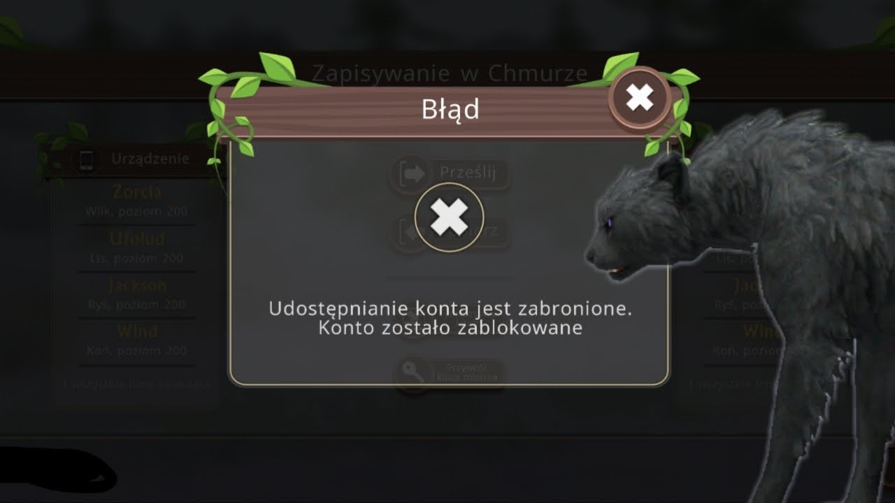 Masowe bany kont  na WildCrafcie.(Film z głosem)