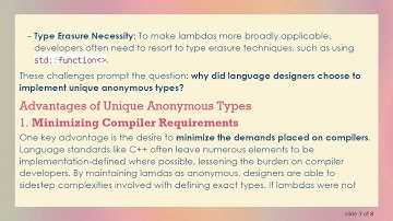 The Importance of Unique Anonymous Types in Language Design: Insights from C+ +  and Rust