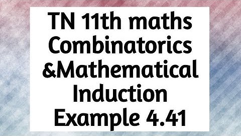 11th maths example 4.41
