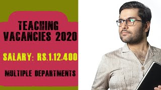 Non Teaching Vacancies 2020 Multiple Departments Salary Up To Rs. 1,12,400
