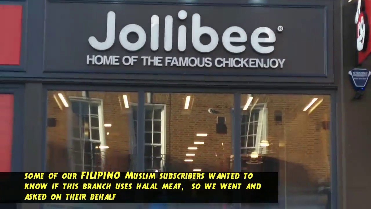 JOLLIBEE LONDON UK Serving HALAL CHICKENJOY For All To Enjoy Halal Filipino Food YouTube