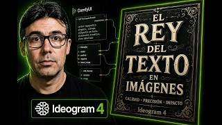 🟡 Ideogram 4 en ComfyUI | El rey del texto en imágenes