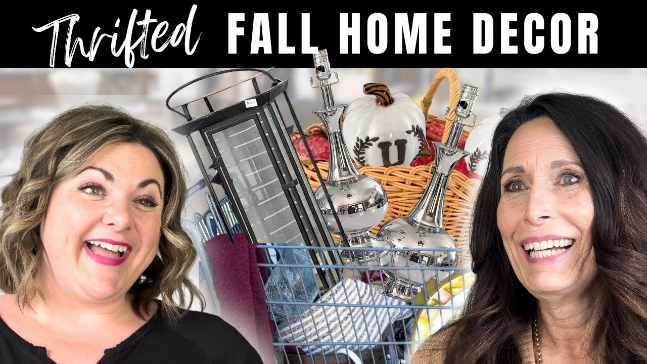 Thrifting For Fall Decor - You Won't Believe What We Found!