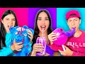 24 HORAS COMIENDO de un SOLO COLOR EN GASOLINERAS!! 