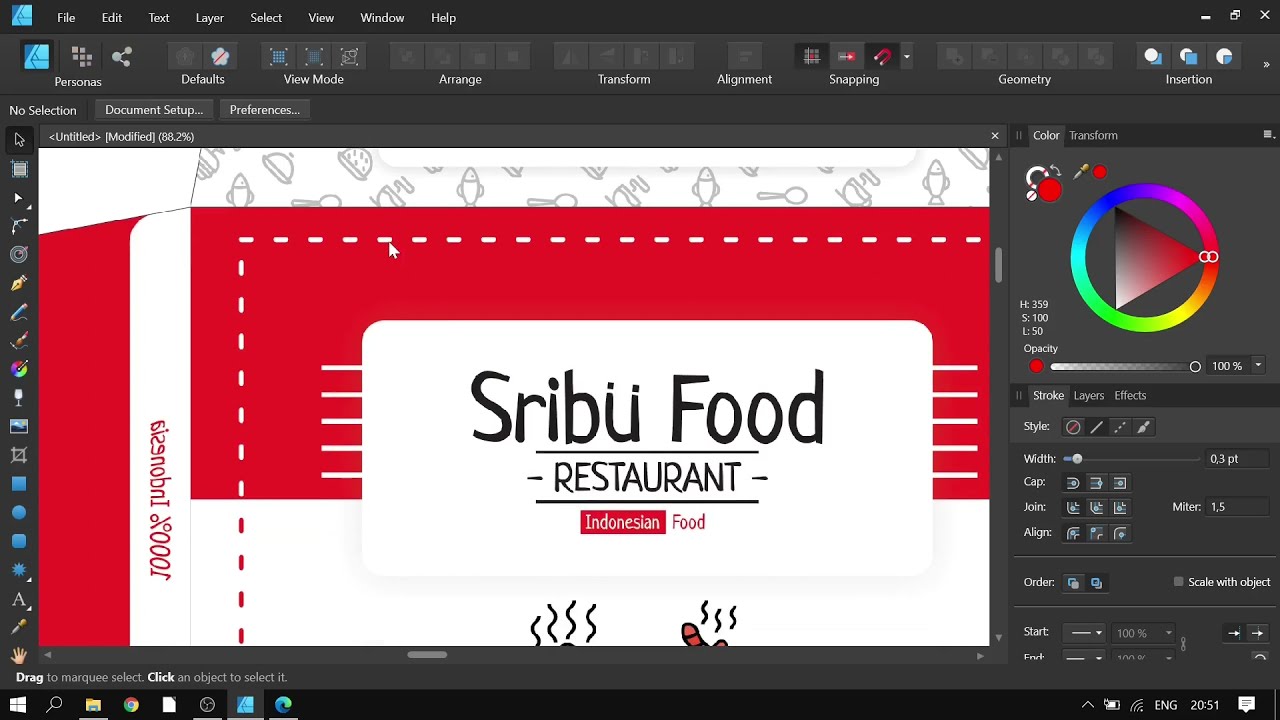 Cara membuat desain packaging untuk test di Sribu.com  Kerangka dan