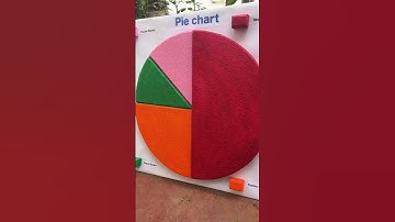 Pie chart school project model #art #3d #piechart #schoolproject