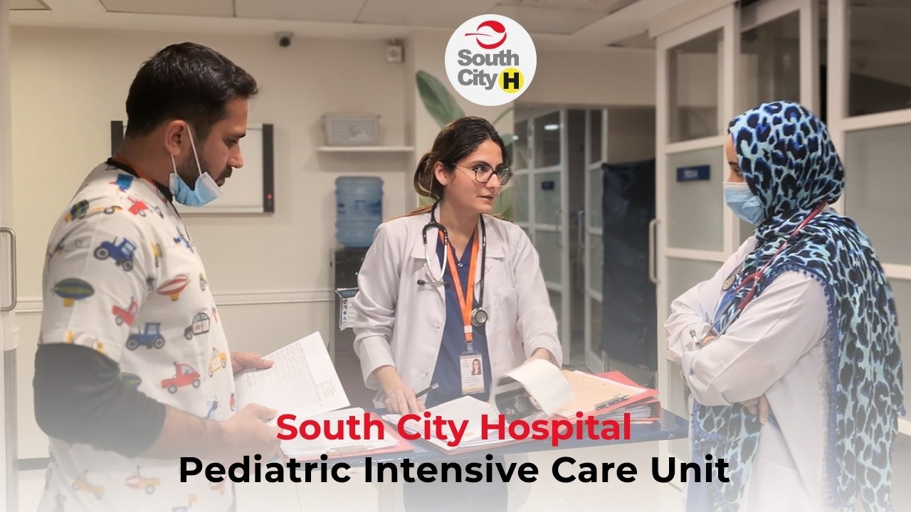 Advanced Pediatric Critical Care at South City Hospital Karachi.