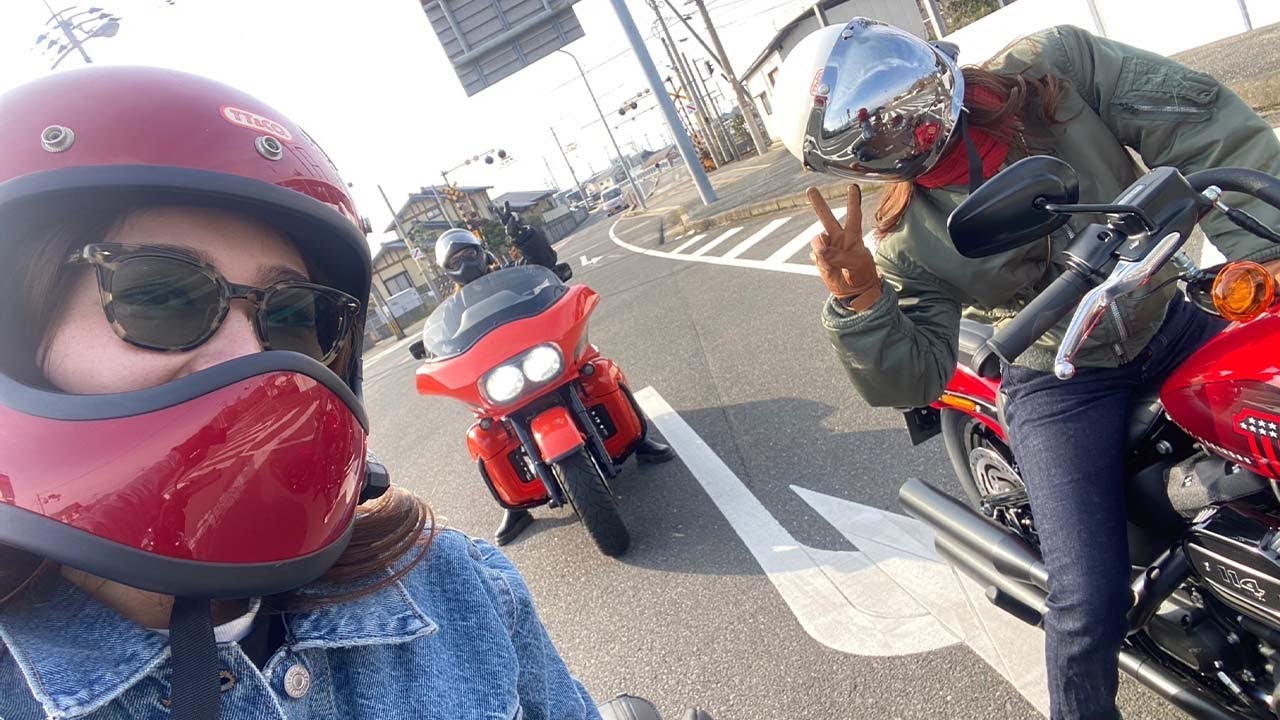 【ハーレー女子】納車して宝当神社行ってきた【モトブログ】