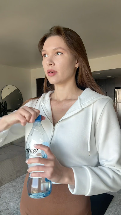 Yoga & hydration with @eternalwater1 🤍 #springwater #alkalinewater #EternalWater