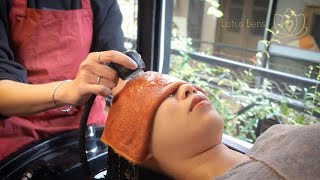 Refreshing ASMR Hair Wash & Scalp Scratching with Natural Ambiance   Asmr for Deep Sleep at Hom Spa