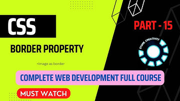 CSS tutorial for beginners | CSS Border Property - P 15 | Complete Web Development Course in Hindi