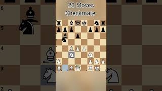 23 Moves Checkmate #chessmastergamer #chess #checkmate