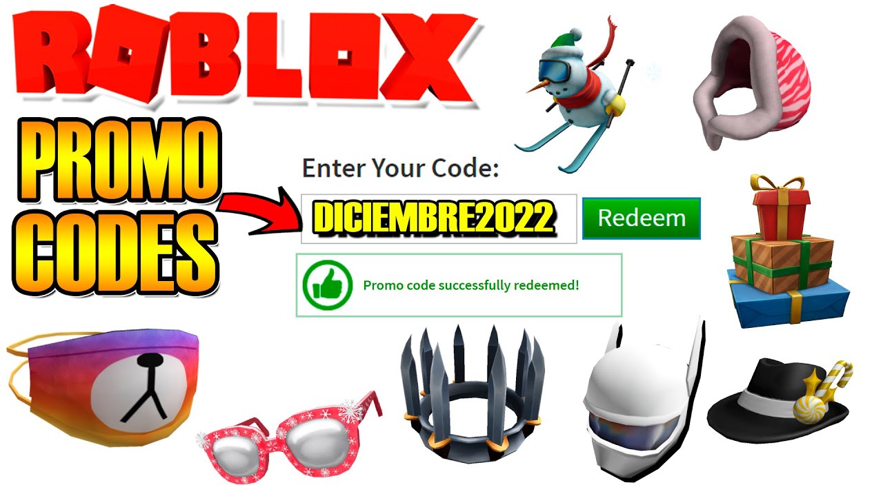 LISTA DE PROMOCODES DE ROBLOX (FUNCIONANDO DICIEMBRE 2023) - OBTEN ITEMS Y  ACCESORIOS - GamingTech