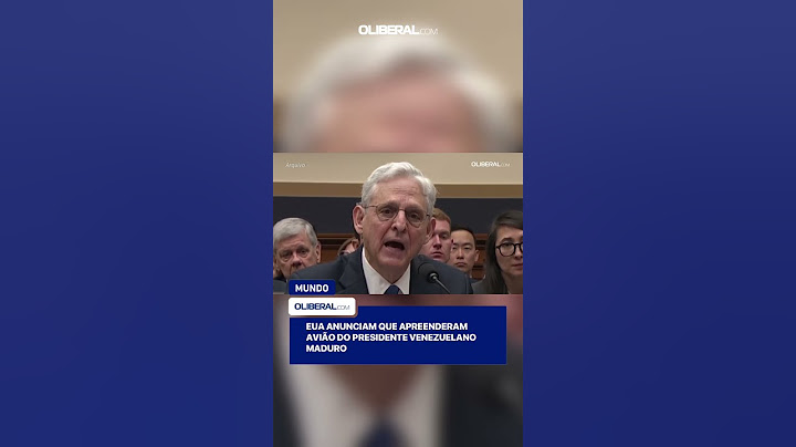 EUA anunciam que apreenderam avião do presidente venezuelano Maduro