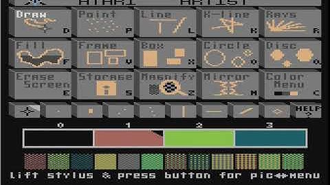 Atari 8-bit: AtariArtist bonus episode - The Easter Egg
