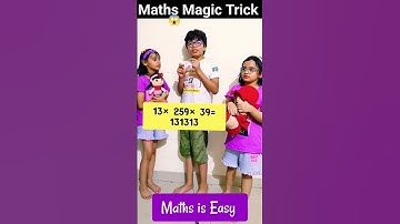 Maths Magic Trick | गणित का जादू 🔥| अपने दोस्तों को हैरान करें😱 #shorts #short #trending #maths #fun