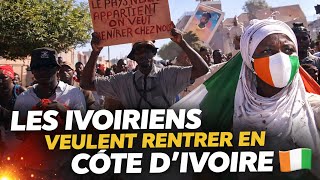 On veut rentrer , les Ivoiriens au Niger pleu**rent