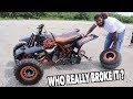 MANNY'S WHEEL CAME OFF HIS BANSHEE ! | BRAAP VLOGS