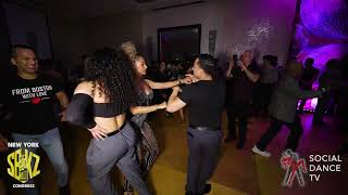 Salsa Social Dancing By Indira Michael At The New York Sbkz Congress 2025