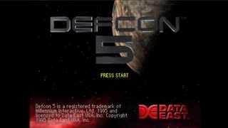 Defcon 5 - Peace Has a Price - Sony PlayStation - Intro & Title Screen