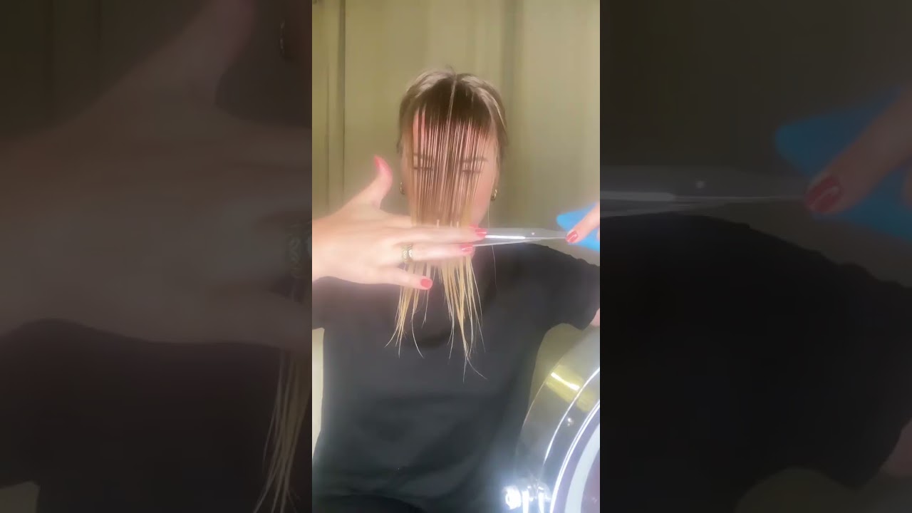 Zelf curtain bangs knippen