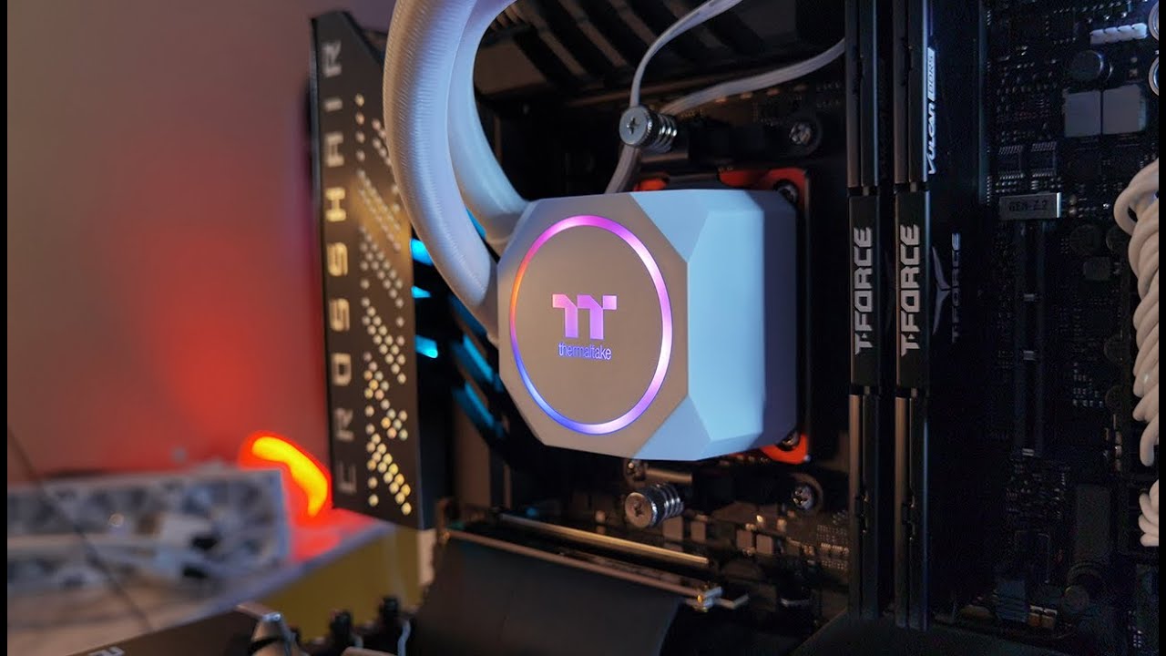 Thermaltake Th420 Argb Sync All-in-one Liquid Cooler Snow Edition