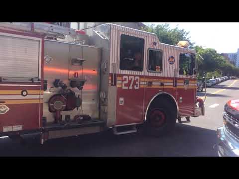 FDNY taking up after report of fire in a building - YouTube
