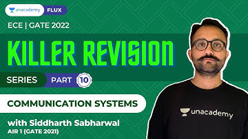Communication Systems - 10 | Killer Revision Series | GATE 2022 |  EE & ECE | Siddharth Sabharwal