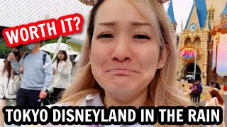 Is Tokyo Disneyland Worth it in the RAIN? ☔ | Day in My Life in Japan VLOG