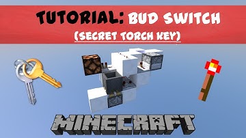 Minecraft BUD Switch (Block Update Detector) | Secret Room | 1.7+