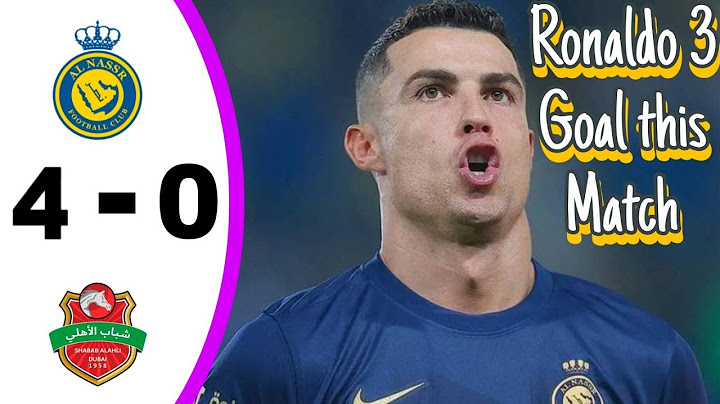 Ronaldo 3 Goal Al-Nassr-vs-Al Shabab 4-0 Saudi Arabia Highlights HD 2023