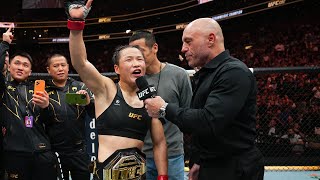 Zhang Weili Octagon Interview | UFC 292