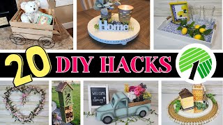 20 BEST Dollar Tree DIY HACKS to try in 2024 for HighEnd Home Décor